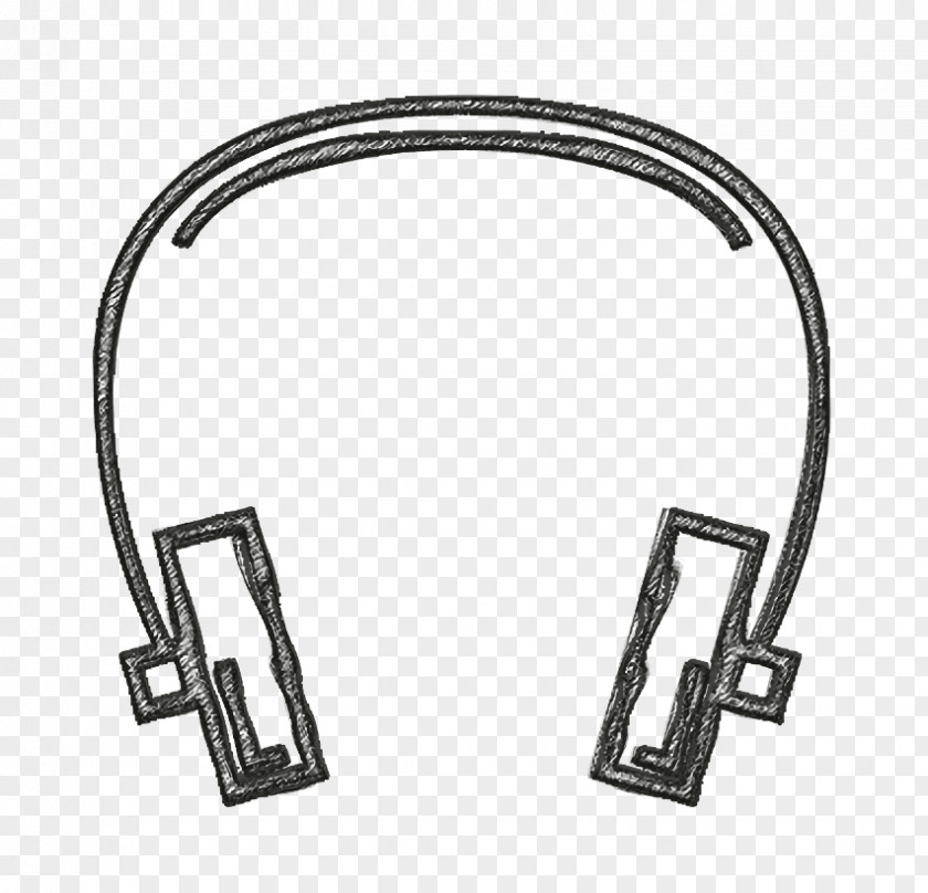 Auto Part Shopping Icon Headset Outline Red PNG