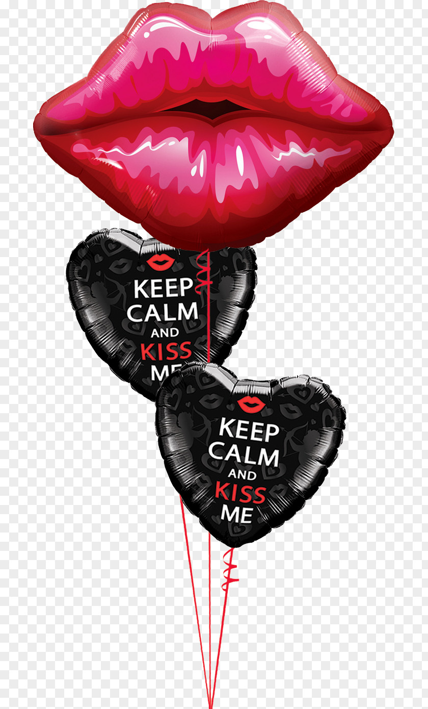 Balloon Gas Lip Party Gift PNG