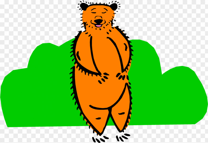 Cartoon Bear Drawing Clip Art PNG