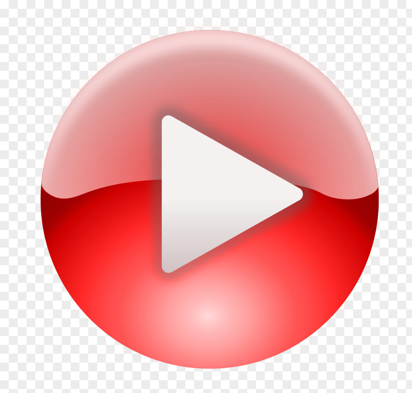 Pink-circle-badge YouTube Play Button PNG
