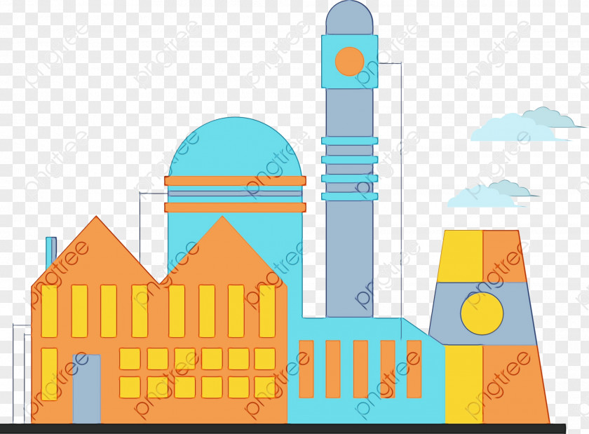 Place Of Worship Tower Factory Cartoon PNG