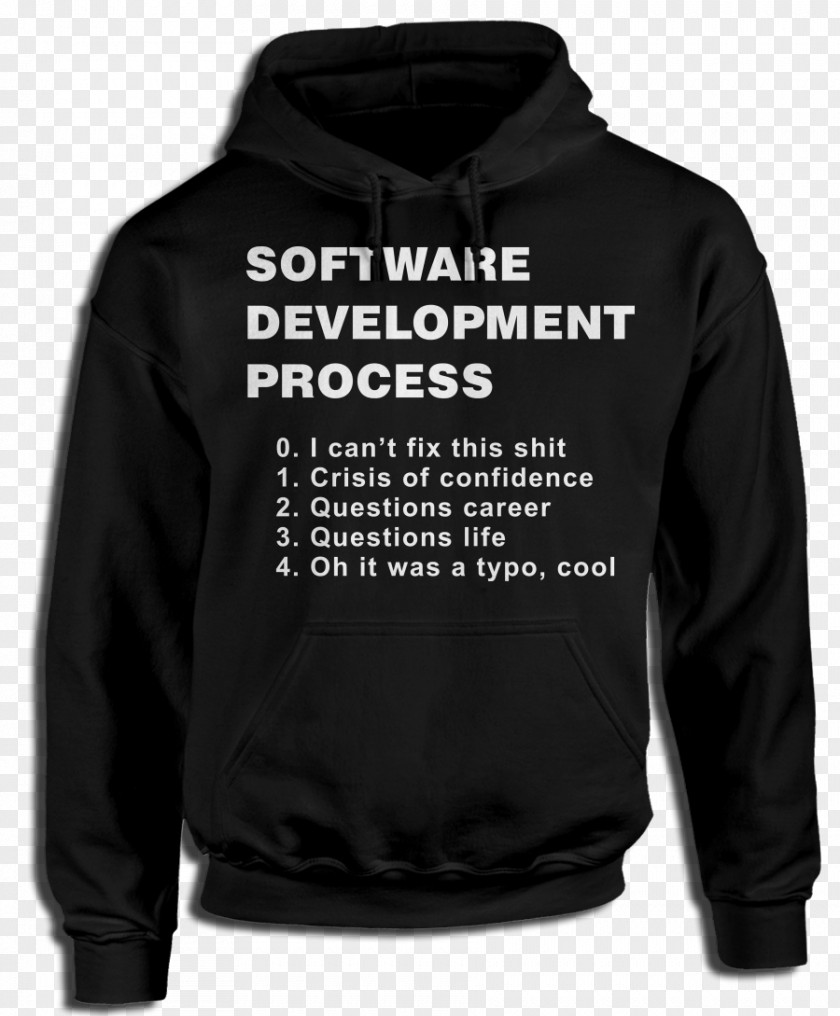 Software Development Process Hoodie T-shirt Sweater Bluza PNG