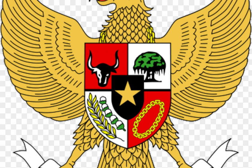 Bhinneka Tunggal Ika Pancasila National Emblem Of Indonesia Animaatio PNG