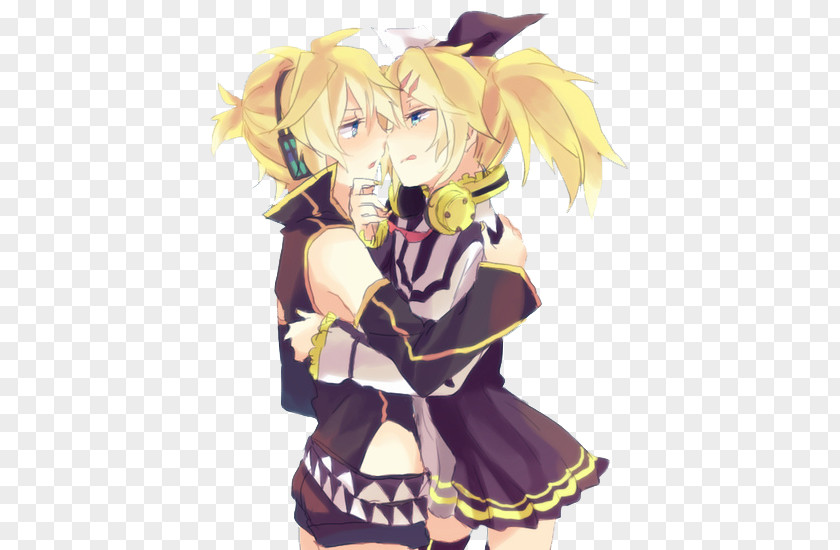 Brother And Sister Kagamine Rin/Len Vocaloid 2 Kaito PNG