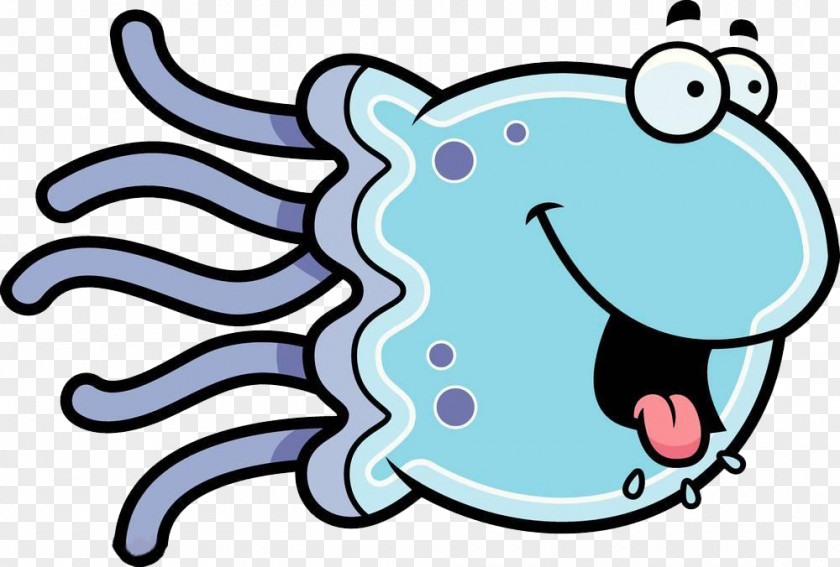Drooling Fish Jellyfish Cartoon Royalty-free Illustration PNG