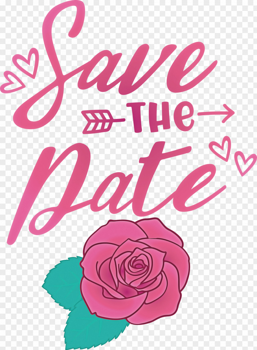 Save The Date Wedding PNG