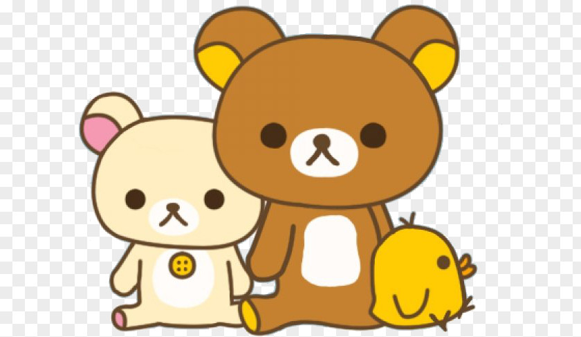 Bear Brown Rilakkuma Kavaii Clip Art PNG