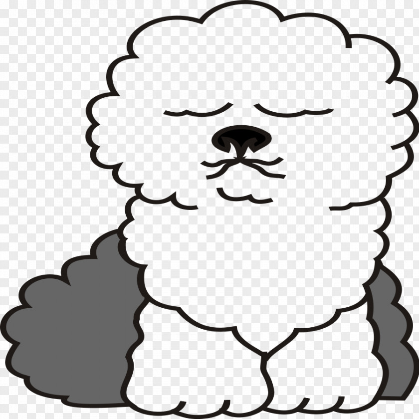 Buggi Old English Sheepdog Clip Art PNG