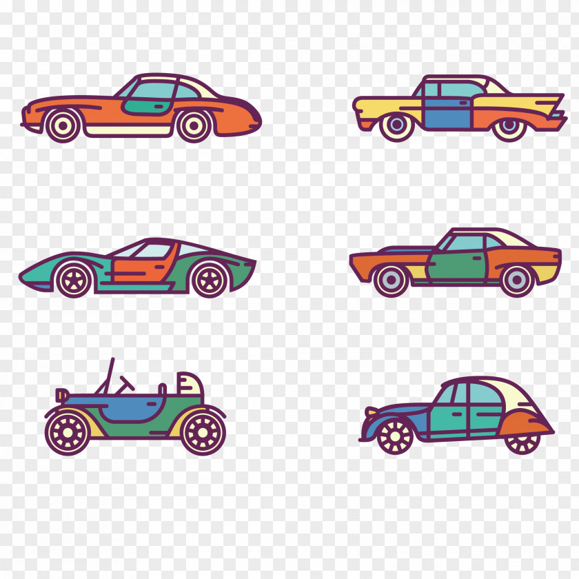 Car Vector Graphics Flat Design PNG