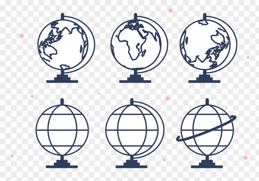 Cartoon Globe Icon World PNG