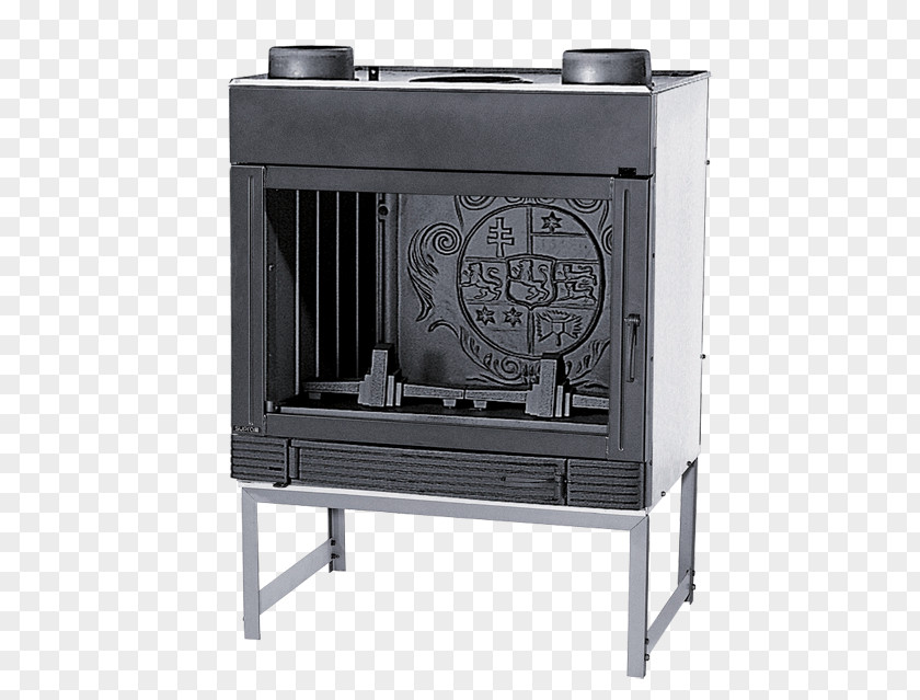 Chimney Fireplace Insert Cast Iron Plate Glass PNG