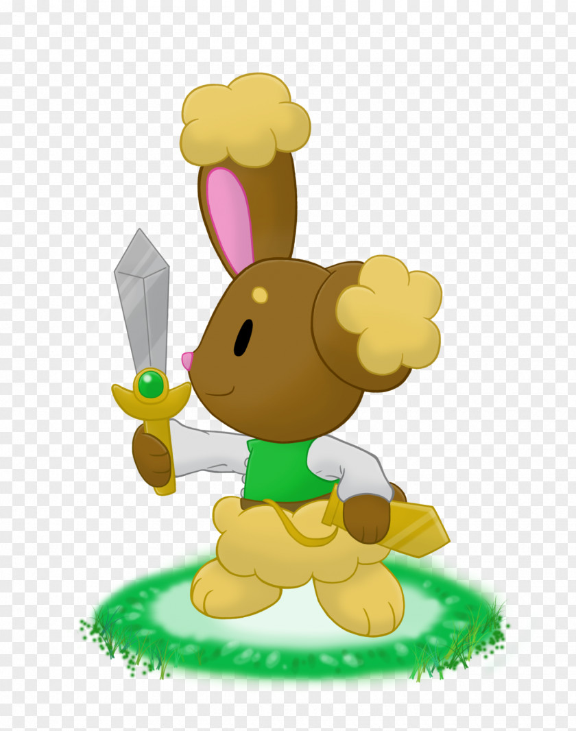 Classmates Easter Bunny Food Cartoon Figurine PNG