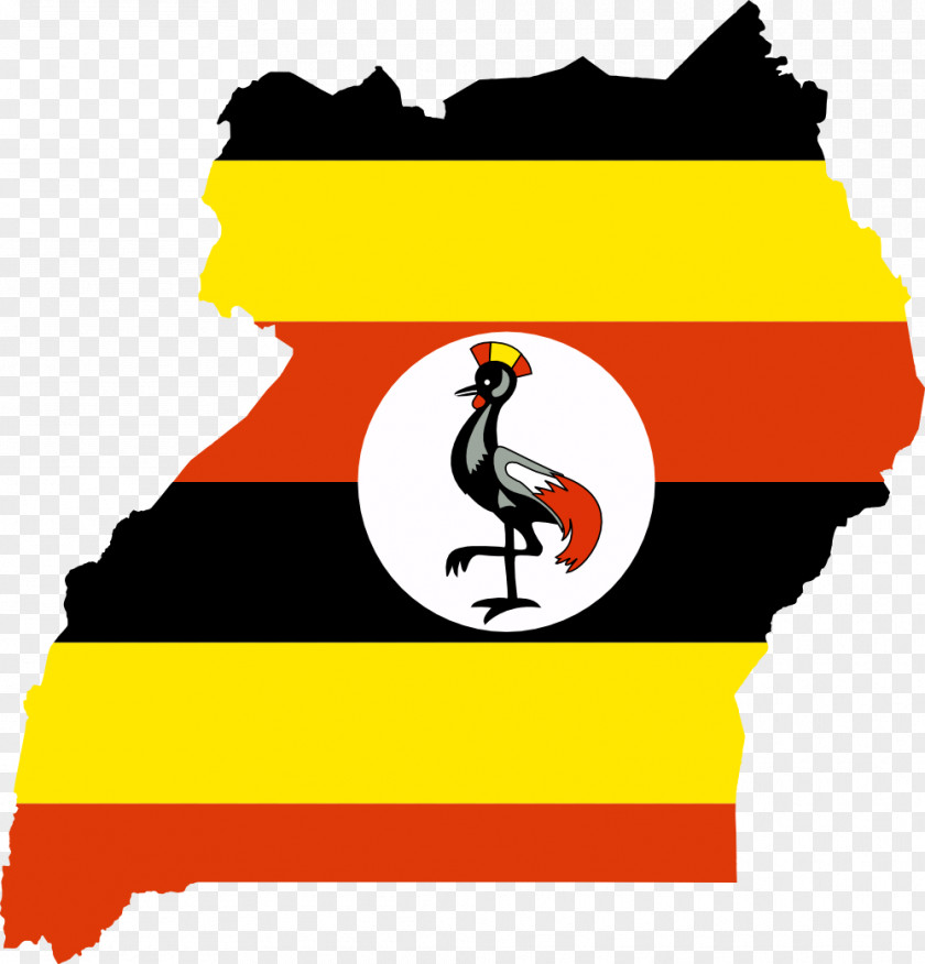 Flag Of Uganda File Negara Map PNG