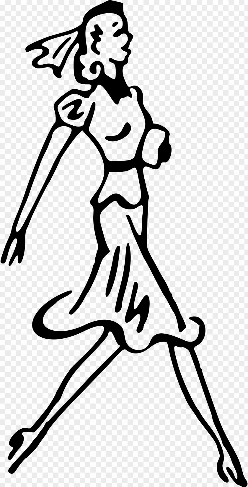 Lady Clipart Walking Clip Art PNG