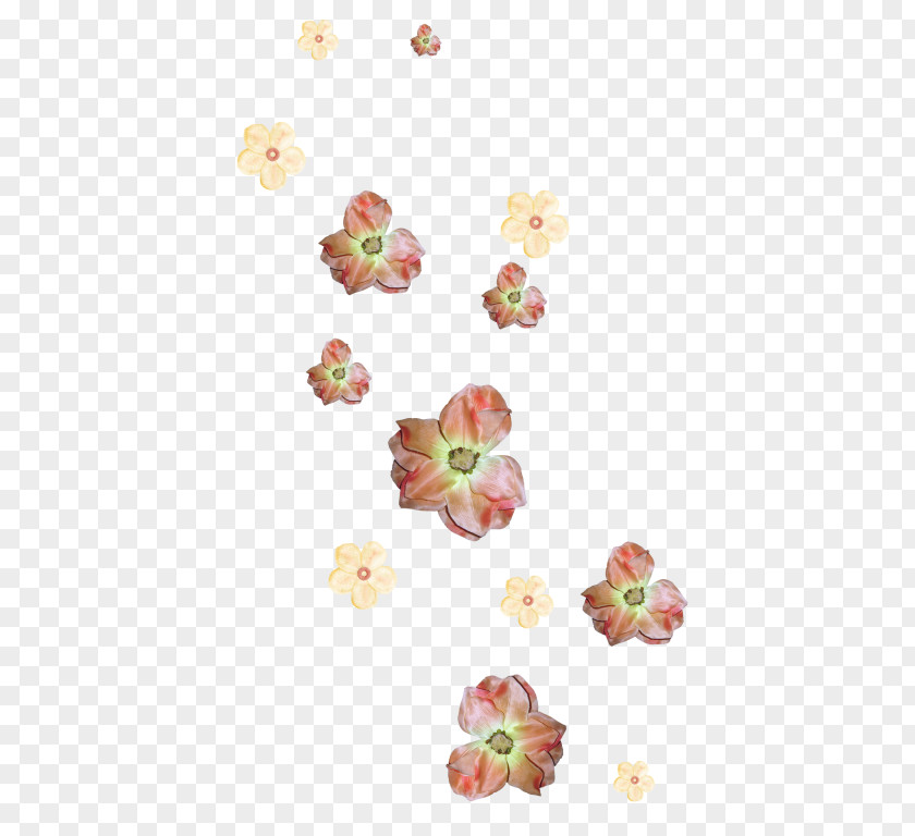 Pretty Flower Blog Design Clip Art PNG