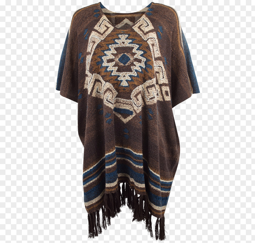 Serena Poncho Sleeve Pinto Ranch Rain Los Angeles PNG