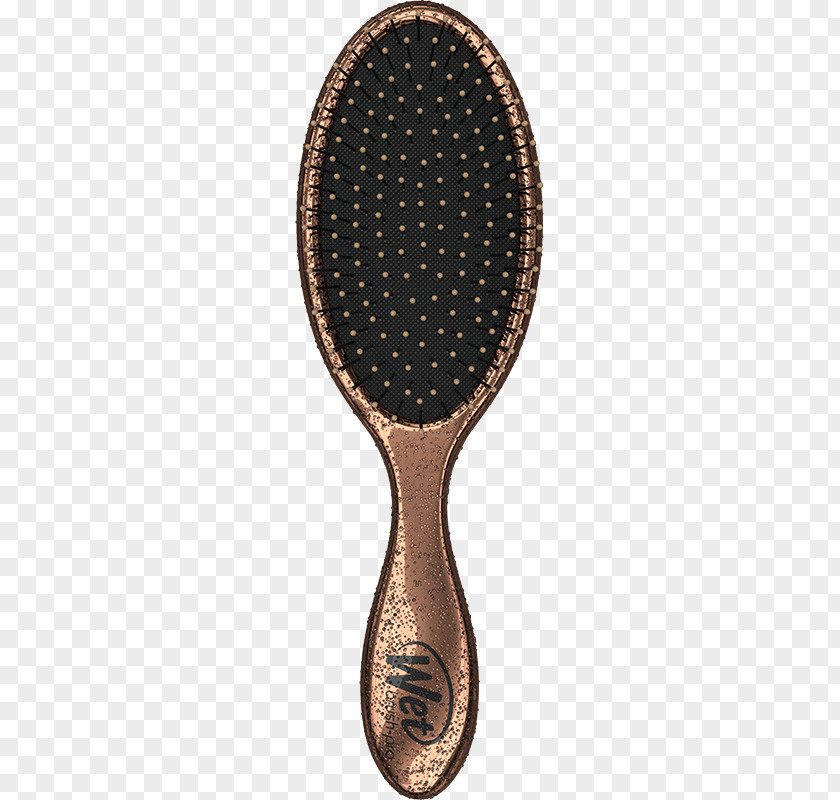 Brush Gold Comb Hairbrush Hair Care Cosmetics PNG
