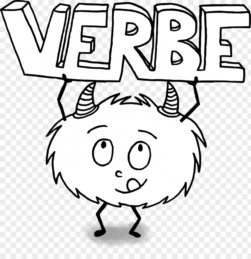 Drawing Verb Grammatical Conjugation Grammar PNG