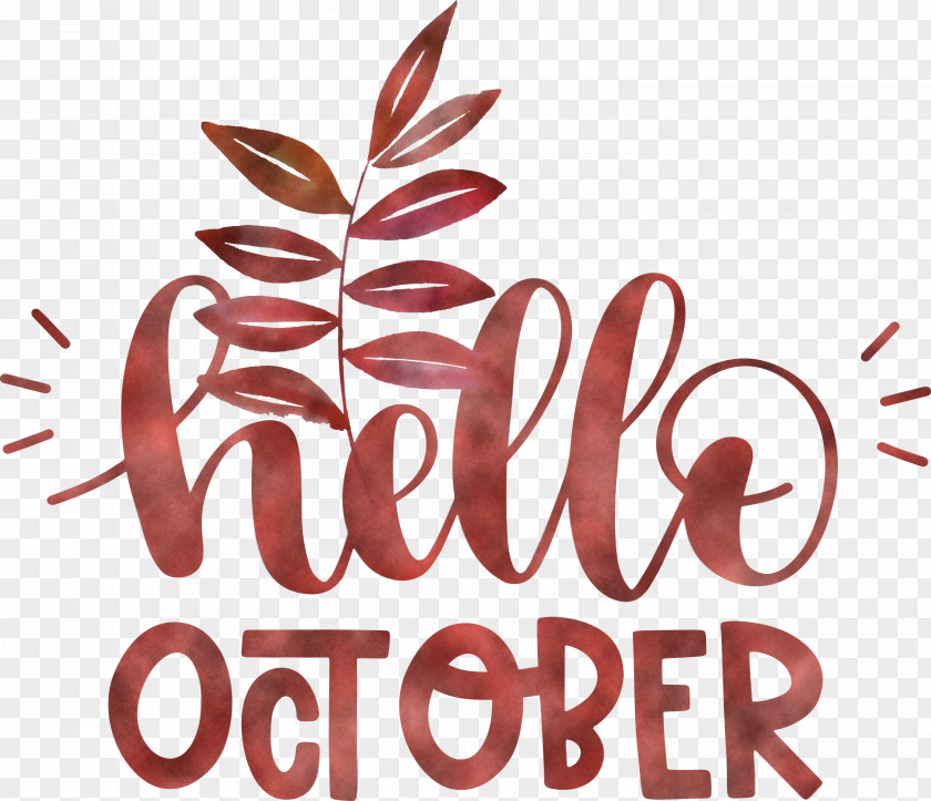 Hello October October PNG