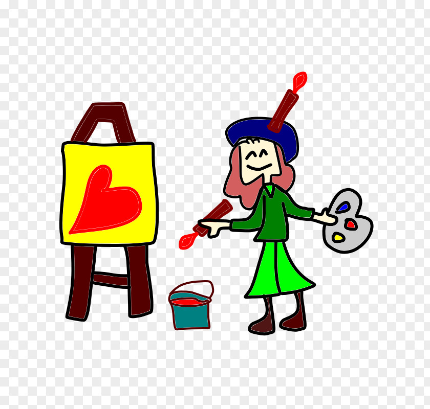 Image Of Painter Hobby Painting Clip Art PNG
