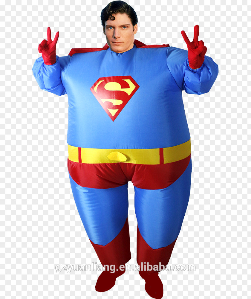 Superman Inflatable Costume Captain America Clothing PNG