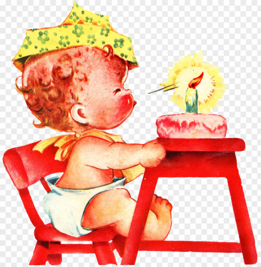 Baby One Yeas Old Birthday Cake Greeting & Note Cards Wish Wedding Invitation PNG