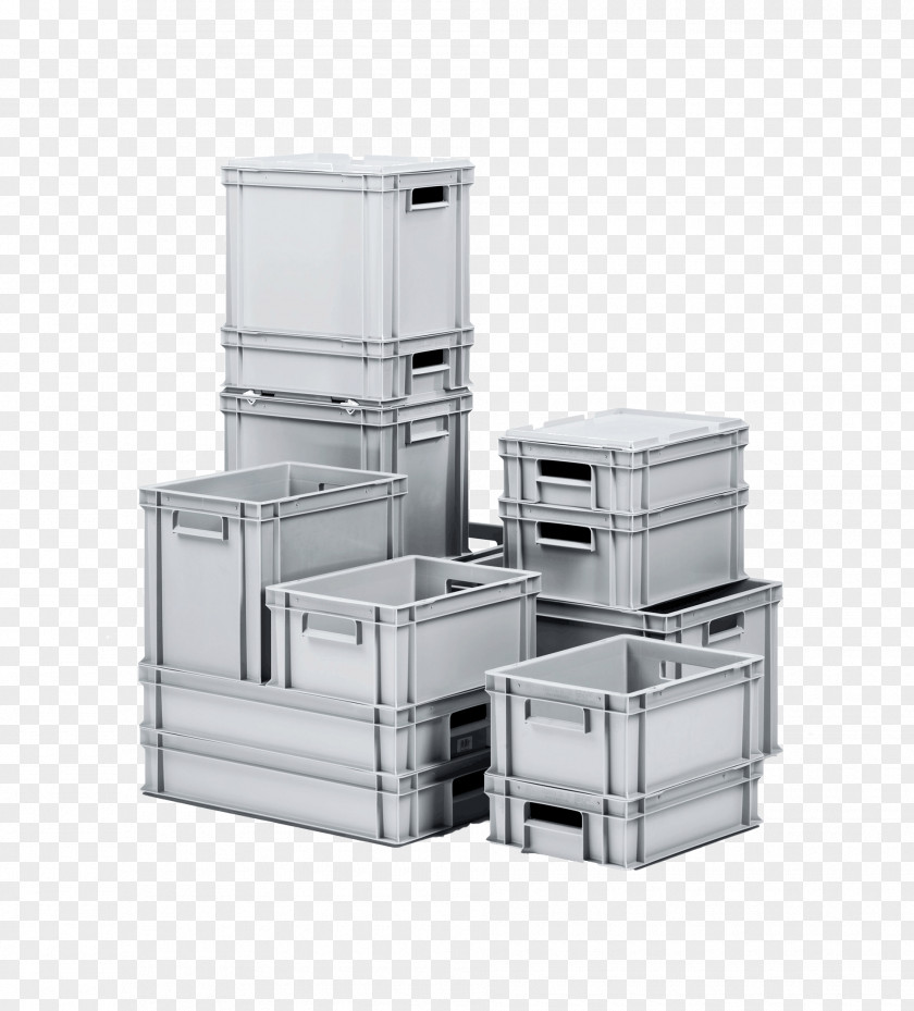 Box Shipping Container Pallet Plastic PNG