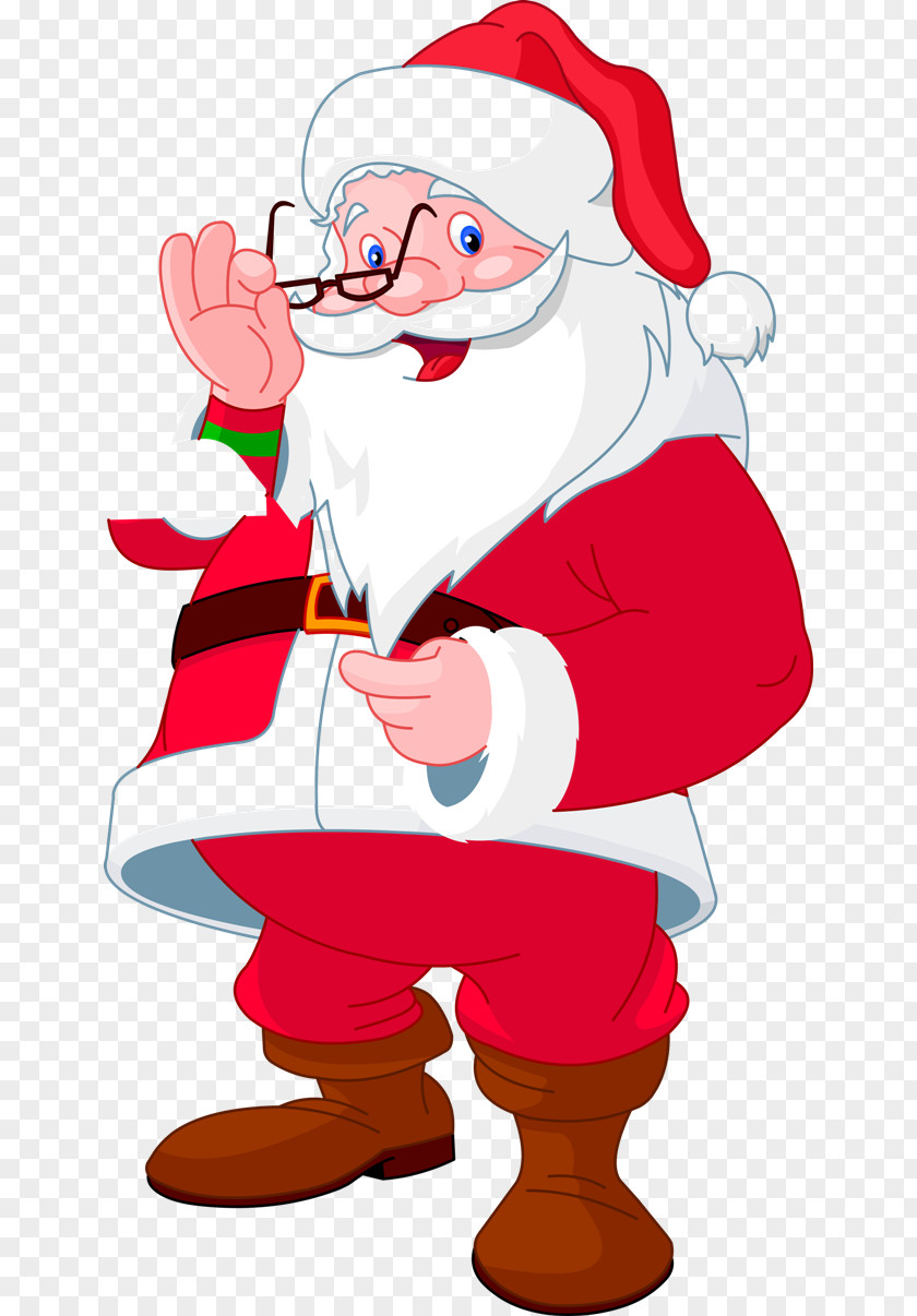 Santa Claus Cartoon Christmas Clip Art PNG