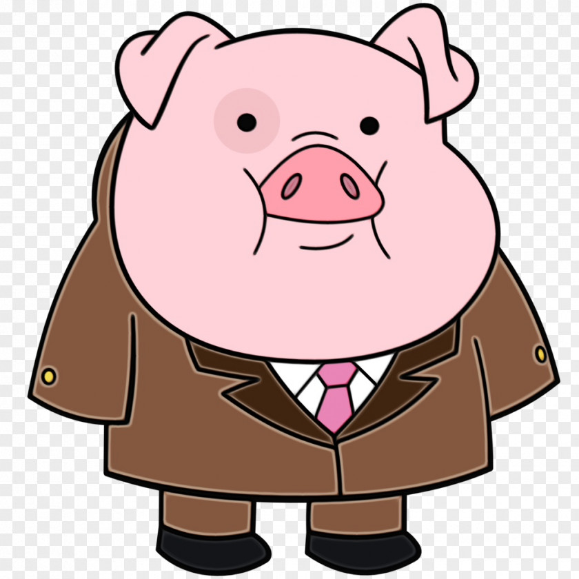 Smile Domestic Pig Cartoon Pink Clip Art Snout Suidae PNG
