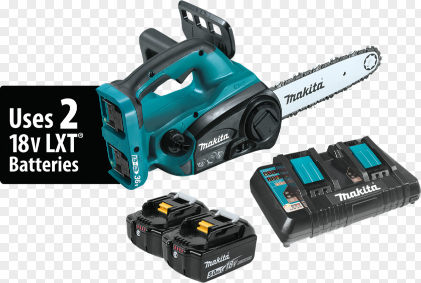 Battery Operated Chain Saw Makita XCU02Z Chainsaw Lithium-ion AC Adapter PNG