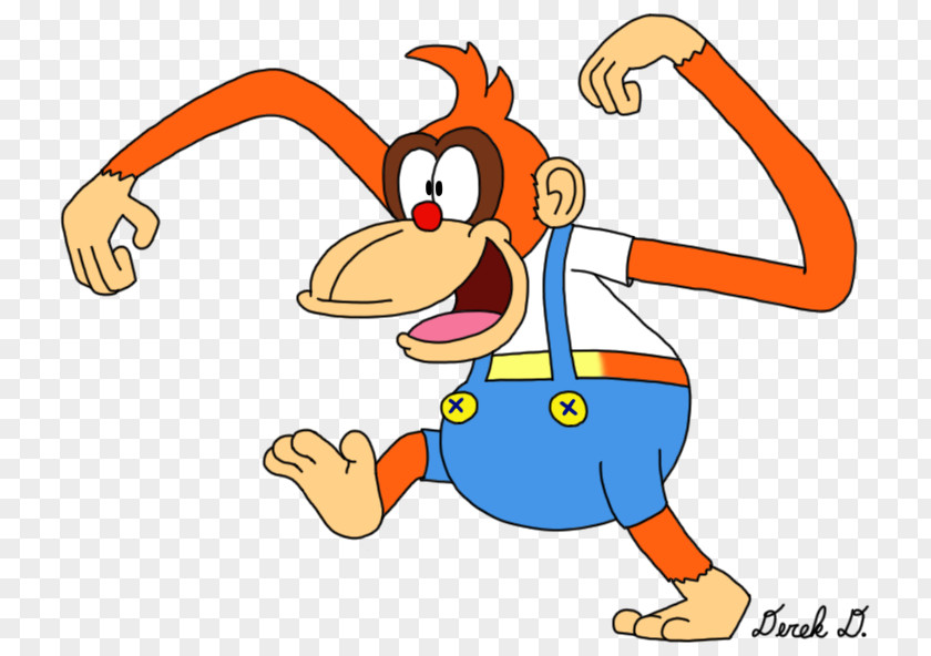 Cartoon Donkey Kong 64 Animation Lanky PNG