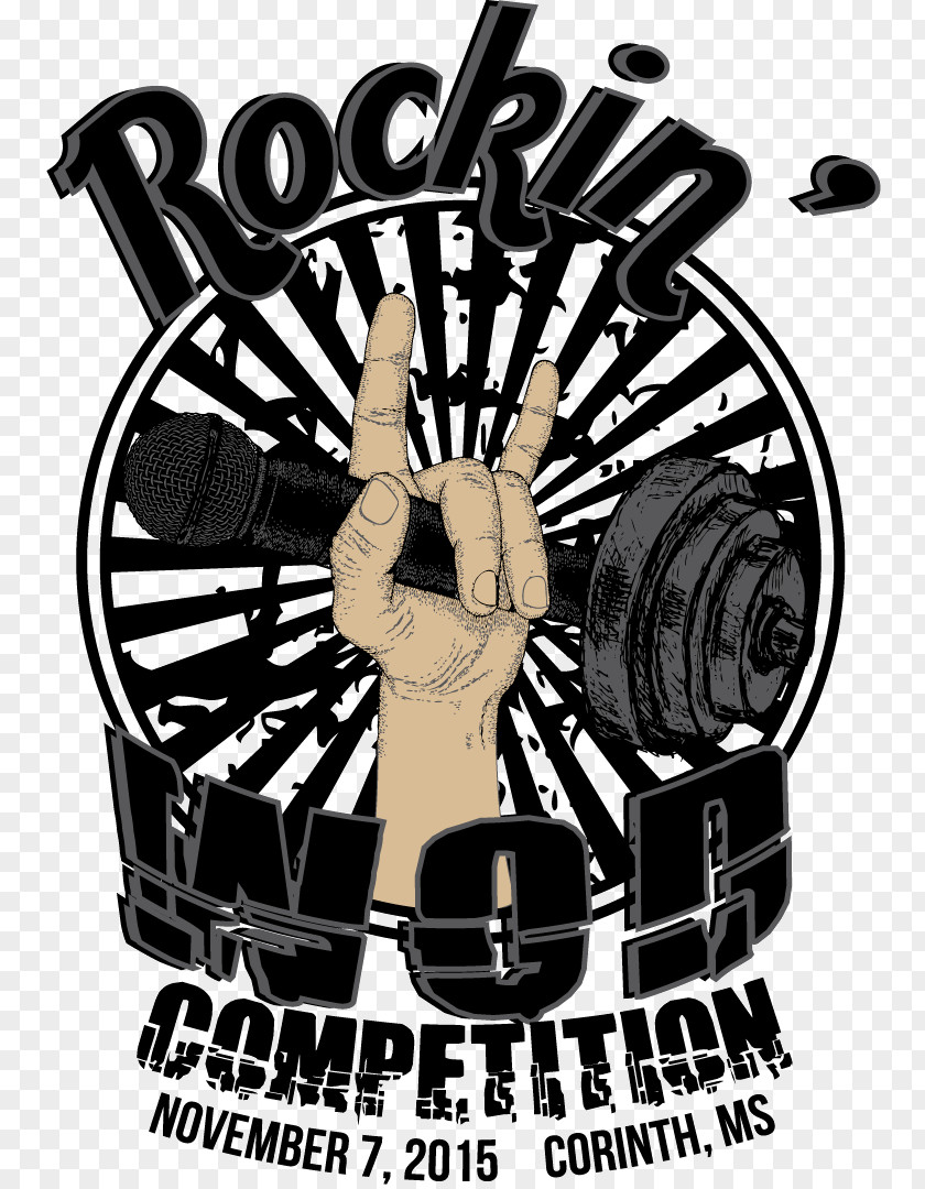 Rock Event QC Strength And Conditioning Train Poster Muscle Shoals Graphic Design PNG