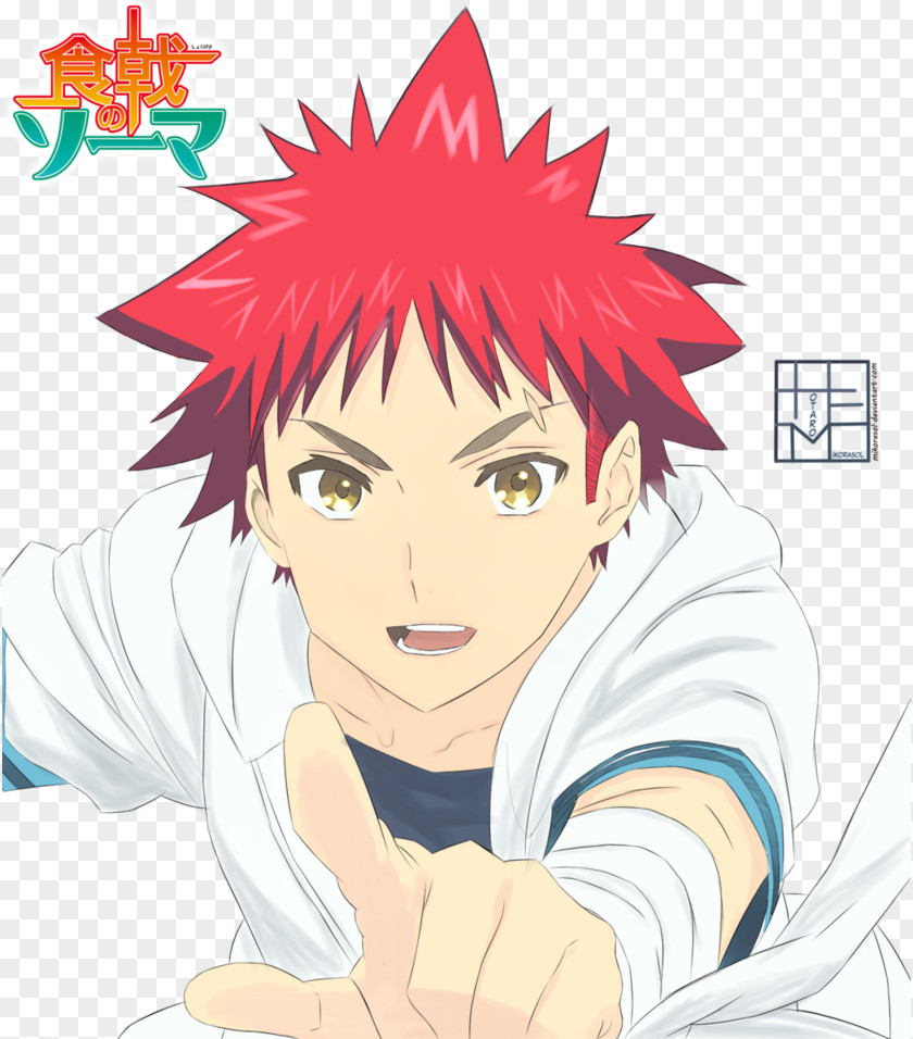 Shokugeki No Soma Sōma Yukihira Food Wars!: Rendering PNG