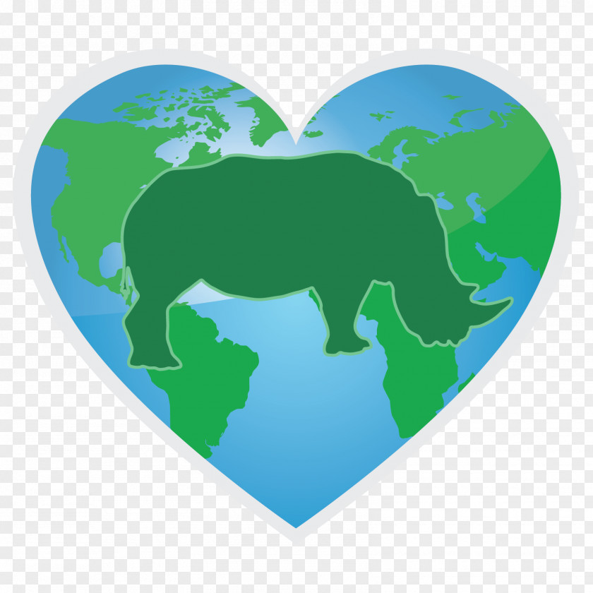 The Perfect World Foundation Rhinoceros Logo Green Svensk Insamlingskontroll PNG