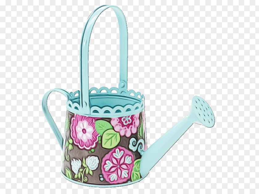Watering Can Pink Background PNG