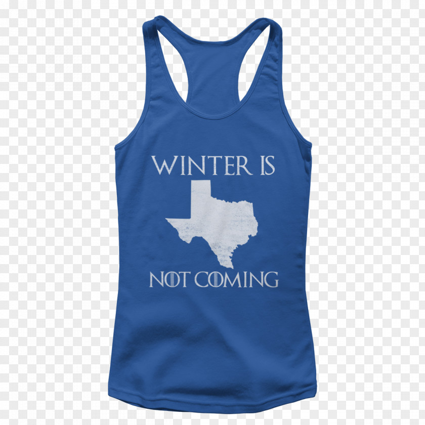 Winter Is Coming T-shirt Sleeveless Shirt Gilets Top PNG