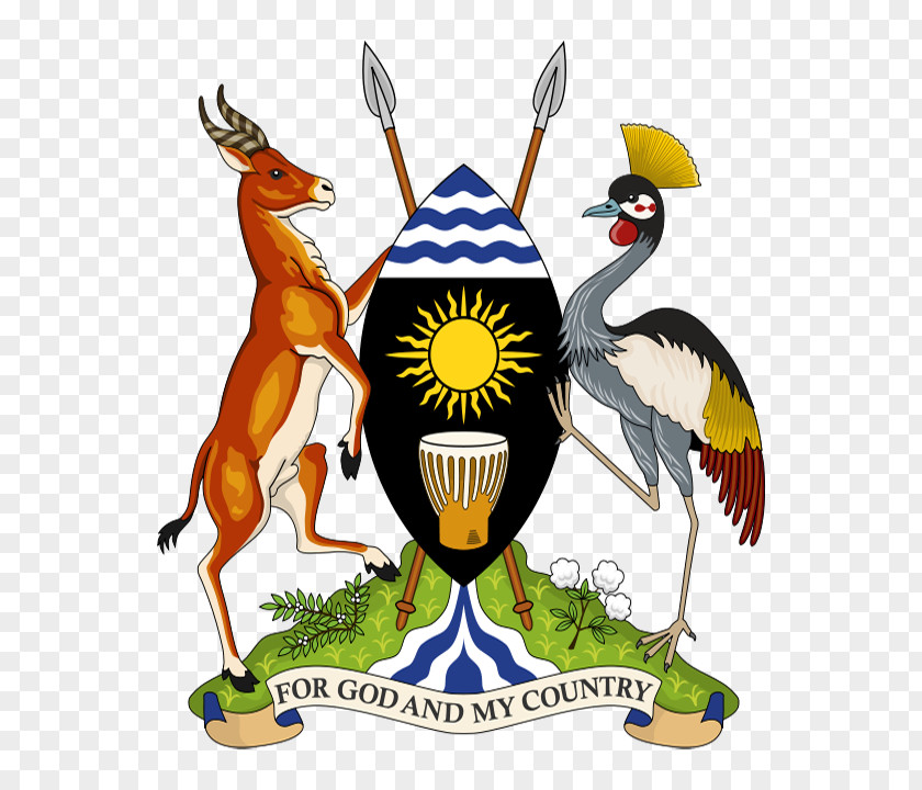 Buganda Coat Of Arms Uganda Flag Ugandan Kob PNG