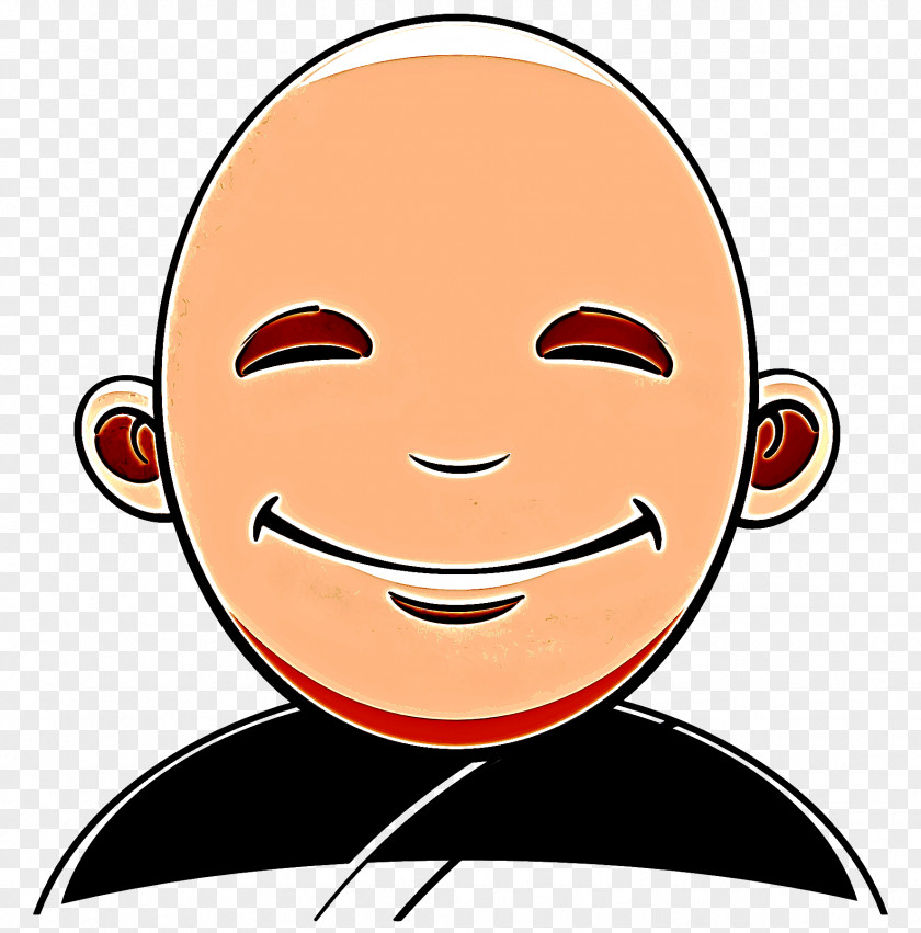 Chin Eyebrow Face Cartoon Cheek Facial Expression Smile PNG