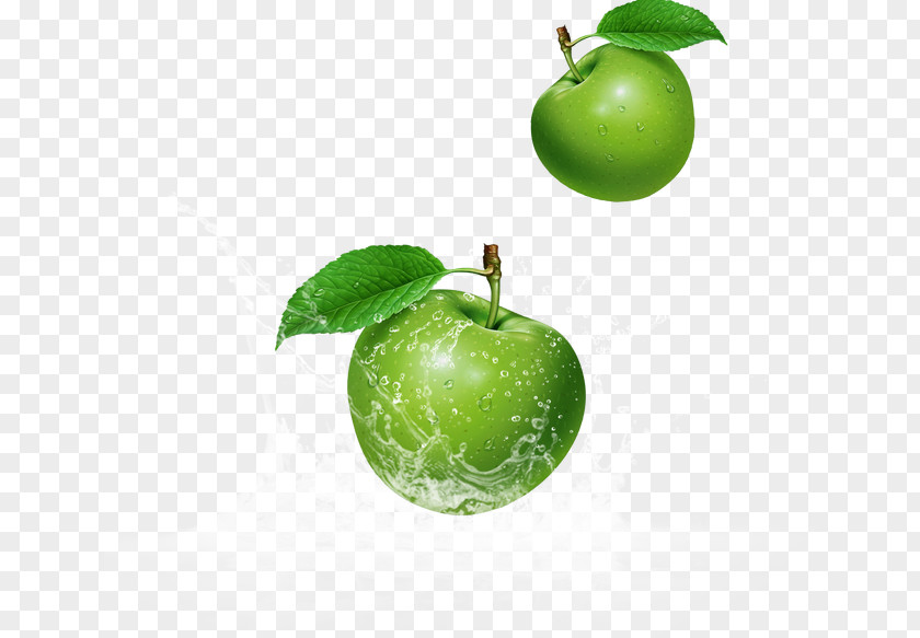 Green Apple Granny Smith Juice PNG