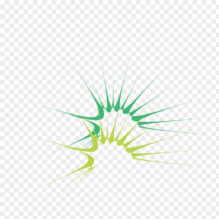 Green Ray Flash Graphic Design PNG