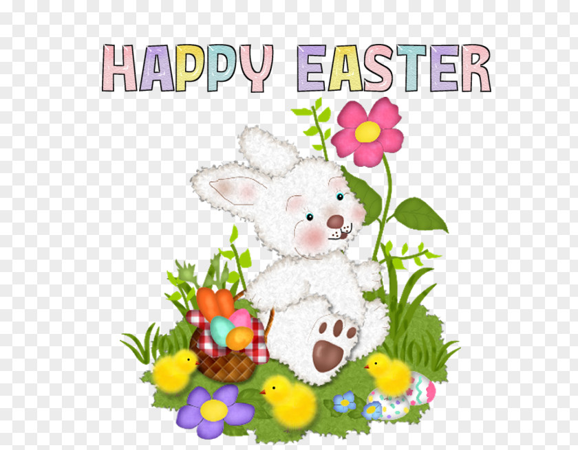 Happy Easter Bunny Hare Domestic Rabbit PNG