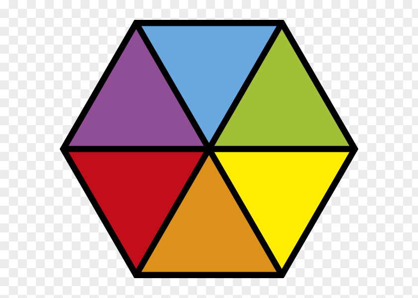 Hexagon Fraction Number Addition PNG