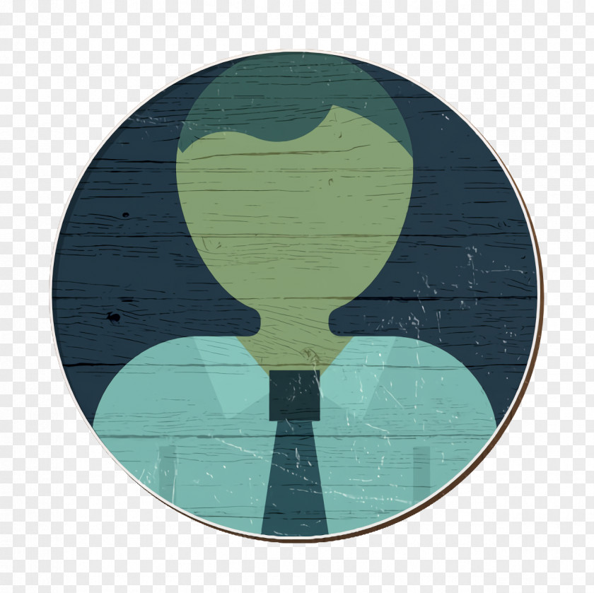 Leaf Teal User Icon Essential PNG
