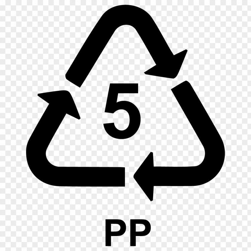 Recycle Bin Polypropylene Recycling Codes Plastic Resin Identification Code Symbol PNG