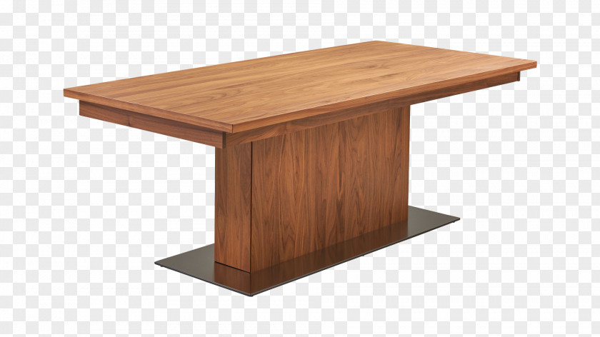 Walnut Dining Table Furniture Industrial Design Bench PNG