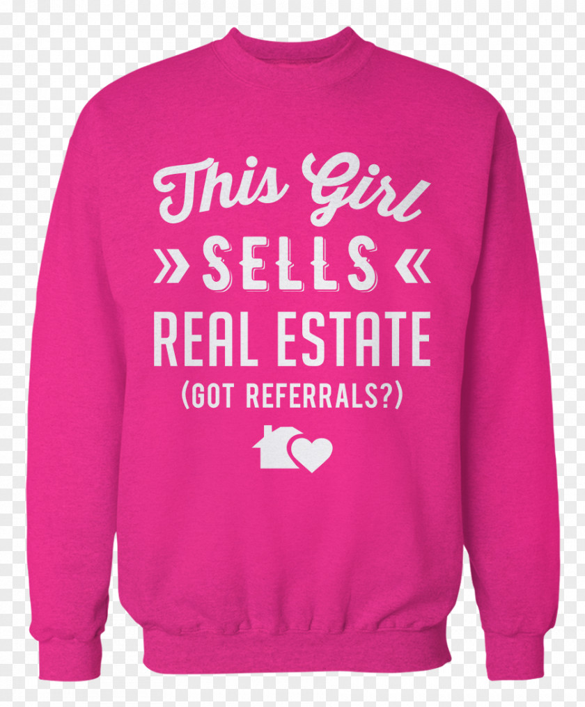 Girlfriend Real T-shirt Estate Agent Woman Sweater PNG