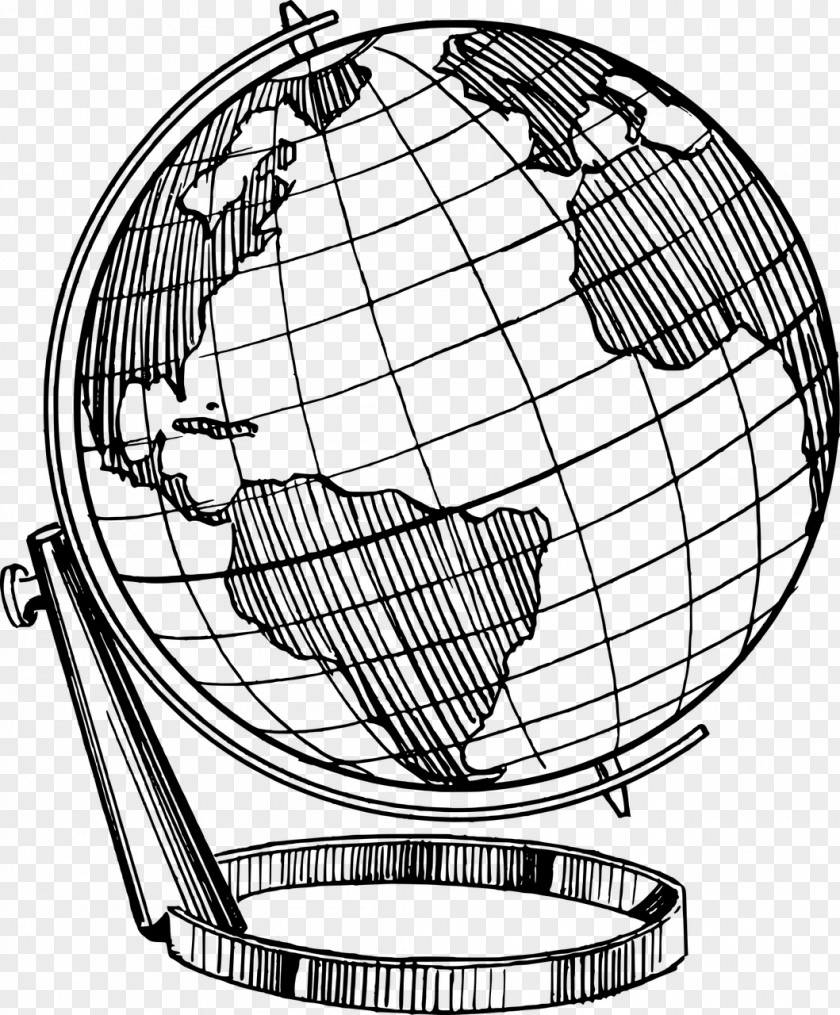 Globe Earth Drawing World PNG