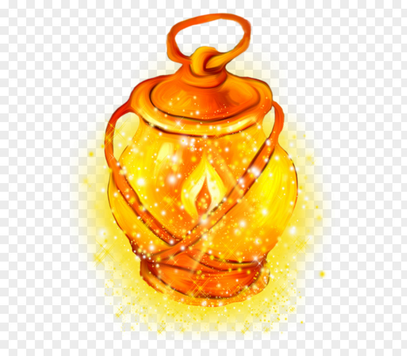 Lantern Gold Clip Art Image Illustration Drawing Painting PNG