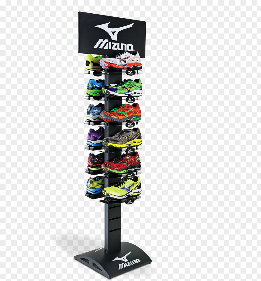 Merchandise Display Stand Sneakers Shoe Shop Puma PNG