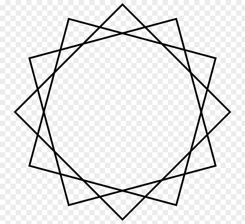 Polygon Shapes Star Dodecagon Internal Angle Geometry PNG